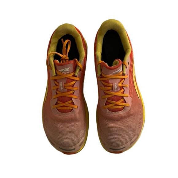 Altra Rivera 2 Running Shoes Women's Pink‎ Orange Yellow Size 8 Lightweight - Picture 3 of 6